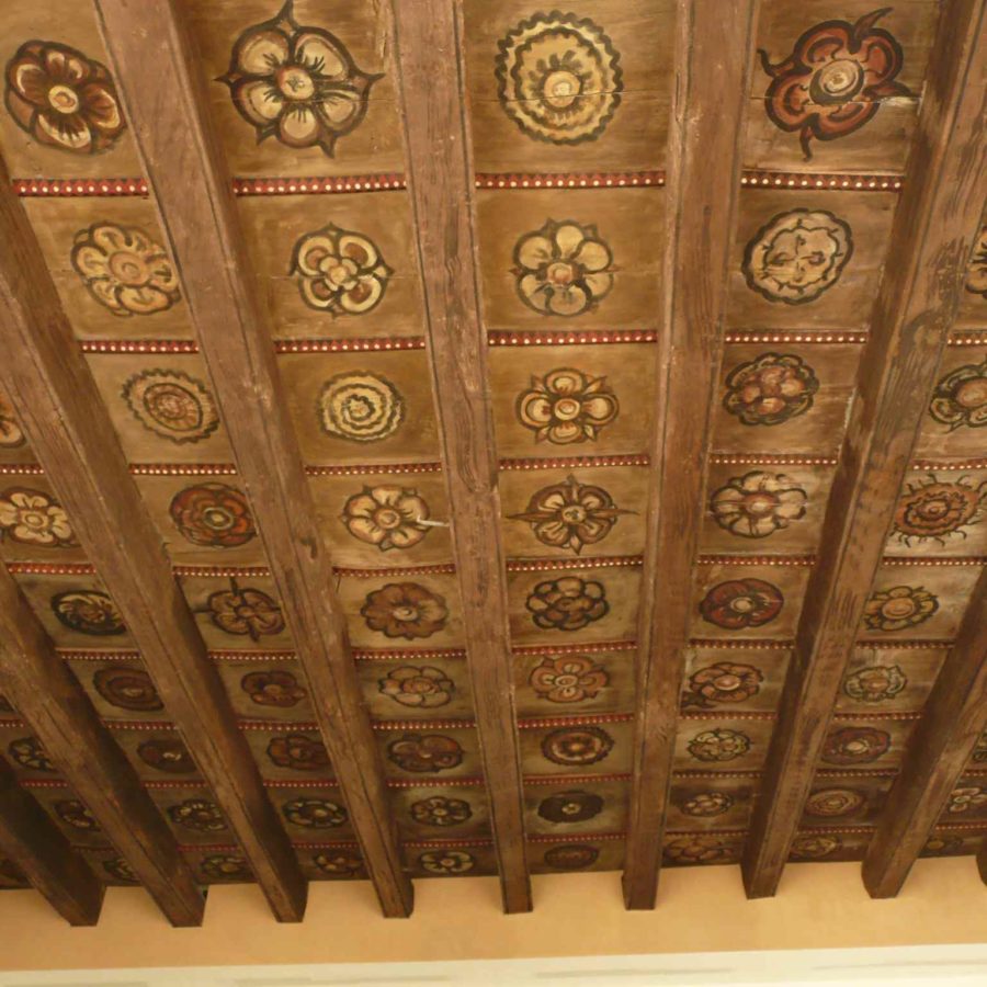plafond décor peint XVI Avignon